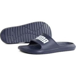 Klapki Puma Divecat V2 Lite 374823 02 niebieskie. Niebieskie klapki męskie bez wzorów, z gumy, bez zapięcia. Za 144.87 zł.
