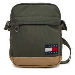 Saszetka Tommy Jeans. Brązowe saszetki i nerki męskie Tommy Jeans, z jeansu, małe. Za 129.99 zł.