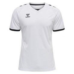 HUMMEL bluzka sportowa CORE VOLLEY TEE. Białe koszulki sportowe damskie Hummel, m, bez wzorów, bez ramiączek, do piłki nożnej. Za 83.99 zł.