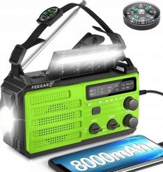 Radio Feegar Feegar OZE 3 Radio FM/AM Solar Powerbank 8000mAh Latarka SOS. Radia Feegar. Za 299.00 zł.