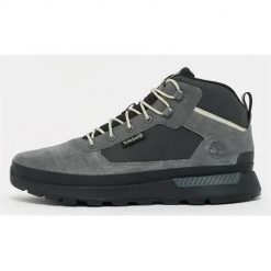 Buty trekkingowe męskie Timberland Field Trekker. Szare trekkingi męskie Timberland, z materiału, za kostkę, bez zapięcia. Za 647.00 zł.
