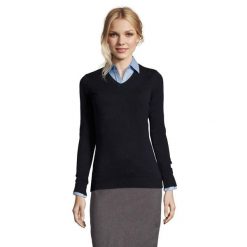 Damski Sweter Glory. Brązowe swetry nierozpinane damskie SOL'S, s, bez wzorów, bez kołnierzyka, bez ramiączek. Za 187.99 zł.
