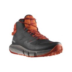 Buty turystyczne męskie Salomon Predict Hike Mid Gtx. Brązowe buty zimowe męskie Salomon, bez wzorów, z syntetyku, bez obcasa, bez zapięcia. W wyprzedaży za 659.65 zł.