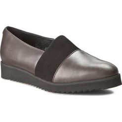 Półbuty SERGIO BARDI - Gertrude FW127279517MP 109. Szare półbuty damskie Sergio Bardi, bez wzorów, ze skóry, bez obcasa, bez zapięcia. W wyprzedaży za 169.00 zł.