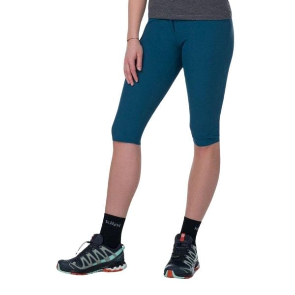 Szorty damskie Kilpi SYLANE-W. Niebieskie szorty damskie Kilpi, bez wzorów, z nylonu, sportowe. Za 215.49 zł.