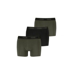 1579 Bokserki męskie 3-pack zielono-czarne L. Zielone bokserki męskie Puma, bez wzorów. Za 130.99 zł.