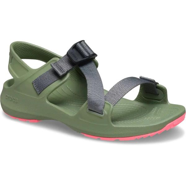Sandały Dla Dorosłych Crocs Quick Trail Sandal. Czarne sandały damskie Crocs, na lato, bez wzorów, z materiału, wakacyjne, bez zapięcia. Za 289.99 zł.