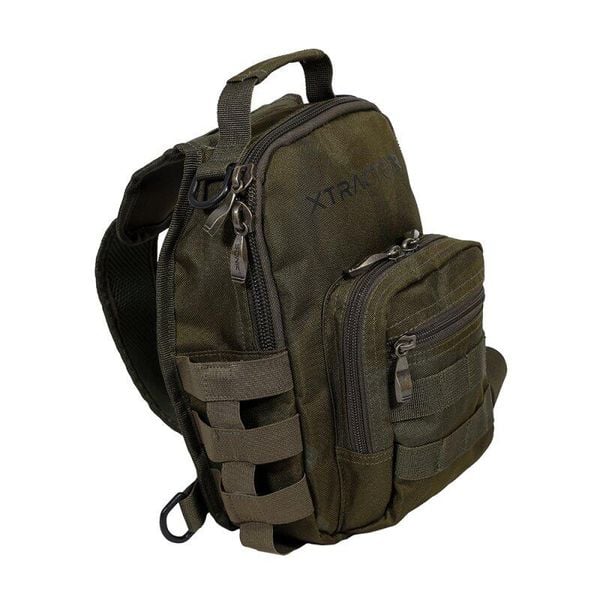 Torba wędkarska Sonik Xtractor. Zielone torby na ramię męskie SONIK SPORTS, z materiału, na ramię. Za 255.50 zł.