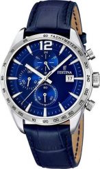 Zegarek Festina Zegarek męski Festina F16760-3 niebieski. Niebieskie zegarki męskie Festina, bez wzorów. Za 594.00 zł.