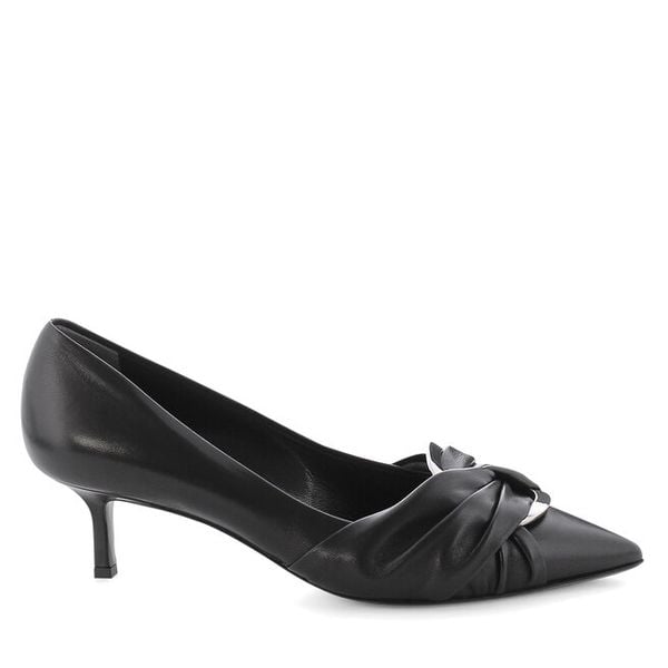 Czółenka Kennel & Schmenger. Czarne czółenka damskie Kennel + Schmenger, bez wzorów, bez obcasa, bez zapięcia. Za 699.99 zł.