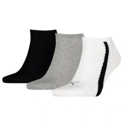 Skarpety Sportowe Unisex Dla Dorosłych Lifestyle 3pak. Białe skarpety męskie Puma, bez wzorów. Za 65.99 zł.