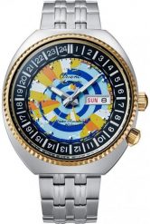 Zegarek męski Orient RA-AA0E08Y39B srebrny. Szare zegarki męskie Orient, bez wzorów, srebrne. Za 2,610.00 zł.