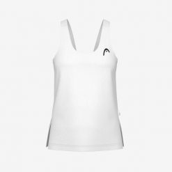 SPIRIT Tank Top Women. Białe topy damskie Head, s, bez wzorów, sportowe, bez kołnierzyka, bez ramiączek. W wyprzedaży za 207.00 zł.
