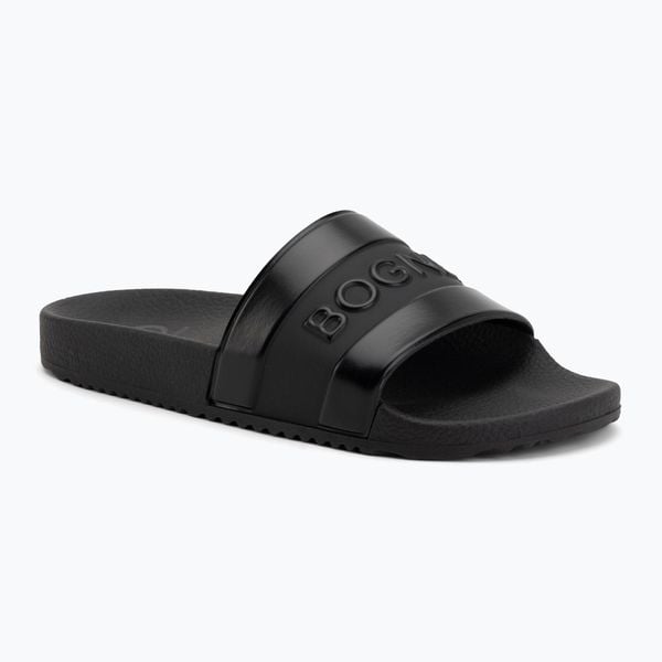 Klapki męskie BOGNER Belize 4 F. Czarne klapki męskie Bogner, bez wzorów, z materiału, bez zapięcia. Za 297.99 zł.