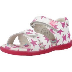 Sandały AGATHA RUIZ DE LA PRADA 242904A Biały. Białe sandały damskie Agatha Ruiz de la Prada, bez wzorów, ze skóry, bez obcasa, bez zapięcia. Za 246.55 zł.