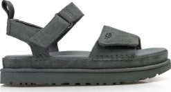 UGG Sandały damskie Ugg Goldenstar. Sandały damskie UGG, bez wzorów, bez obcasa, bez zapięcia. Za 599.00 zł.