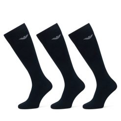 Skarpety długie Emporio Armani Underwear. Niebieskie skarpety męskie Emporio Armani Underwear, bez wzorów. Za 139.99 zł.