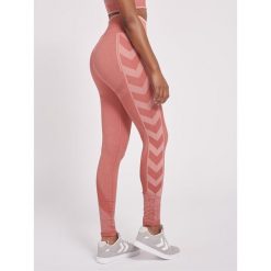 Damskie wysokie legginsy Hummel MT Energy. Fioletowe legginsy damskie Hummel, bez wzorów, z dzianiny. Za 191.00 zł.