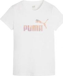 Puma Koszulka damska Puma ESS Summer Daze Tee biała 679921 02 M. Białe bluzki damskie Puma, m, bez wzorów, bez kołnierzyka, bez ramiączek. Za 94.31 zł.