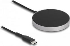 DeLOCK 66467 ładowarka do urządzeń przenośnych Smartfon, Smartwatch Czarny USB Bezprzewodowe ładowanie Szybkie ładowanie Wewnętrzna. Czarne zegarki smartwatch DELOCK, bez wzorów. Za 194.99 zł.