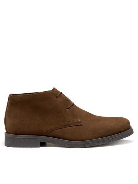 Geox Trzewiki Uomo Claudio U0458A 00022 C6001 Brązowy. Brązowe botki męskie Geox, bez wzorów, ze skóry, bez obcasa, bez zapięcia. Za 339.99 zł.