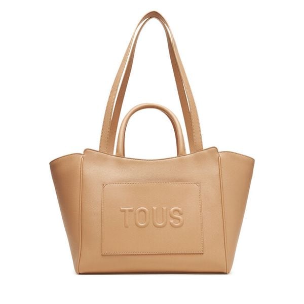 Torebka TOUS. Brązowe shopperki damskie tous, bez wzorów, bez dodatków. Za 579.99 zł.