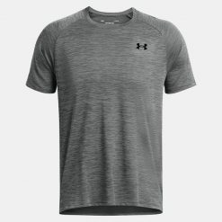 T-Shirt Męski Treningowy Under Armour Koszulka Męska Sportowa. Szare koszulki sportowe męskie Under Armour, m, bez wzorów, bez ramiączek, na fitness i siłownię. Za 139.99 zł.