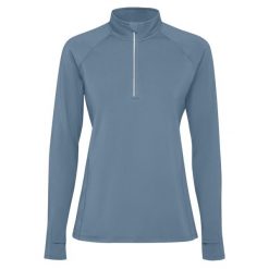 Bluza Z Długim Rękawem Dla Pań I Panów Estambul Quarter Zip. Niebieskie bluzy damskie ROLY, bez wzorów, bez ramiączek, bez kaptura. Za 86.99 zł.