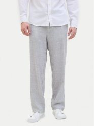 Jack & Jones Chinosy Karl Mykonos 12269371 Szary Loose Fit. Szare eleganckie spodnie męskie Jack & Jones, bez wzorów, z wiskozy. Za 119.99 zł.