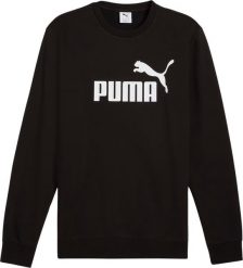 Bluza męska Puma ESS No.1 Logo Crew TR czarna 682560 01 S. Czarne bluzy męskie Puma, m, bez wzorów, bez ramiączek, bez kaptura. Za 198.99 zł.