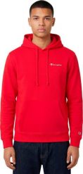 Champion Bluza męska Champion Hooded Sweatshirt czerwona 221791 RS067 2XL. Czerwone bluzy męskie Champion, m, bez wzorów, bez ramiączek, bez kaptura. Za 258.11 zł.
