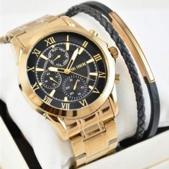 Zestaw męski zegarek Paul Lorens - NEXTON- 3844B2-1D1 + bransoletka. Zegarki męskie Paul Lorens, bez wzorów. Za 349.00 zł.