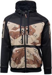 Helikon-Tex Bluza ROGUE Hoodie (FullZip) - Czarny/6 Color Dese. Czarne bluzy męskie HELIKON-TEX, m, bez wzorów, bez ramiączek, bez kaptura. Za 251.74 zł.