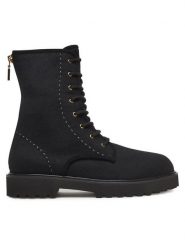 Max Mara Trzewiki Bakerzipwk 25247960126 Czarny. Czarne botki damskie Max Mara, bez wzorów, z materiału, bez obcasa, na płaskiej podeszwie, bez zapięcia. Za 2,879.00 zł.