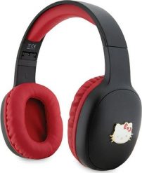 Słuchawki HelloKitty Hello Kitty słuchawki nauszne Bluetooth HKBHA1BKHLMK czarny/black Metal Logo. Czarne słuchawki bezprzewodowe HelloKitty. Za 147.13 zł.