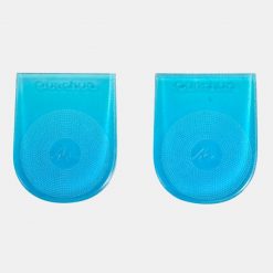 Podpiętki żelowe - HIKE 100. Szare buty zimowe męskie Decathlon, bez wzorów, z poliesteru, bez obcasa, bez zapięcia. Za 22.99 zł.