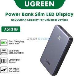 Powerbank 10000mAh UGREEN PB507 20W PD USB + USB-C (szary). Szare powerbanki Ugreen. Za 97.03 zł.