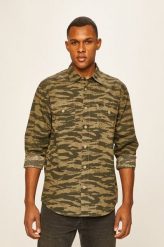 LEE WORKER SHIRT MĘSKA KOSZULA UTILITY GREEN L68HDYNG 112117128. Zielone koszule męskie Lee, l, bez wzorów, bez kołnierzyka, bez ramiączek. Za 129.99 zł.
