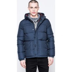 Jack & Jones - Kurtka Roger. Niebieskie kurtki męskie Jack & Jones, l, bez wzorów, z materiału, z kapturem. W wyprzedaży za 139.90 zł.
