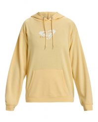 Bluza z kapturem dla Kobiety SURF STOKED Pomarańczowy. Żółte bluzy damskie Roxy, m, bez wzorów, z bawełny, bez ramiączek, z kapturem. Za 229.99 zł.