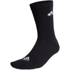 Skarpety adidas Soccer Boot Embroidered. Czarne skarpety męskie Adidas, bez wzorów, z bawełny. Za 39.00 zł.