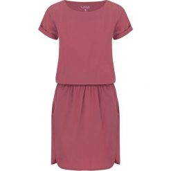 Damska sukienka sportowa Loap Ubrina w kolorze różowym. Czerwone sukienki damskie LOOP, s, bez wzorów, sportowe, bez kołnierzyka, bez ramiączek, mini, sportowe. Za 187.99 zł.