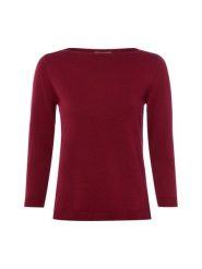 Brookshire Sweter z dzianiny Kobiety Bawełna czerwony, XXXL. Czerwone swetry nierozpinane damskie brookshire, bez wzorów, z bawełny, eleganckie, bez kołnierzyka, bez ramiączek. Za 79.95 zł.