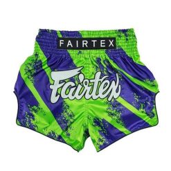 Spodenki Muay Thai Fairtex BS1928 Niebieskie/Zielone S. Zielone szorty damskie FAIRTEX, bez wzorów, sportowe. Za 279.00 zł.