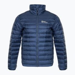 Kurtka męska Jack Wolfskin Pilvi Down. Niebieskie kurtki męskie Jack Wolfskin, m, bez wzorów, bez kaptura. Za 629.99 zł.