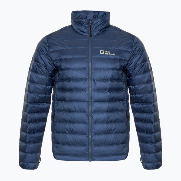 Kurtka męska Jack Wolfskin Pilvi Down. Niebieskie kurtki męskie Jack Wolfskin, m, bez wzorów, bez kaptura. Za 629.99 zł.