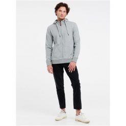 Bluza męska Protest NXGOLLIE full zip hoody. Szare bluzy męskie Protest, m, bez wzorów, bez ramiączek, bez kaptura. W wyprzedaży za 171.00 zł.