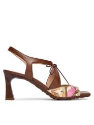 Hispanitas Sandały BHV264650 C001 Kolorowy. Sandały damskie Hispanitas, bez wzorów, ze skóry, bez obcasa, na słupku, bez zapięcia. Za 609.99 zł.