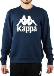 Kappa Bluza męska Sertum Rn Sweatshirt granatowa r. M (703797-821). Bluzy męskie Kappa, m, bez wzorów, bez ramiączek, bez kaptura. Za 85.69 zł.