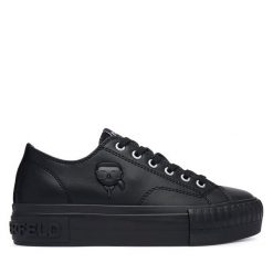Trampki KARL LAGERFELD. Czarne trampki i tenisówki damskie KARL LAGERFELD, bez wzorów, bez zapięcia. Za 704.99 zł.